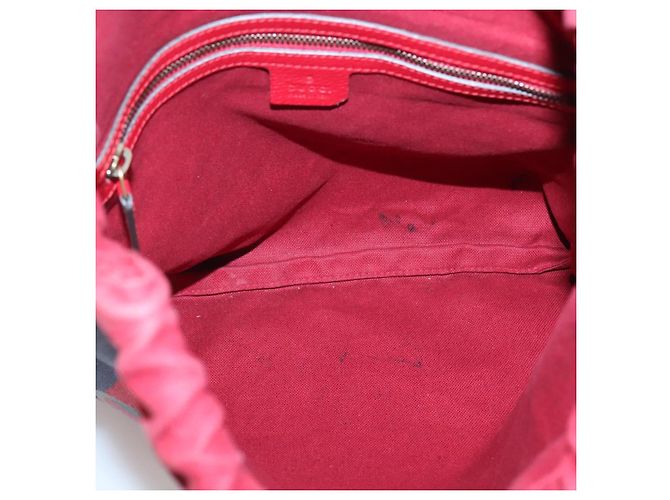 GUCCI Web Sherry Line Rucksack Canvas Rot Blau 473872 Auth 125637 - Ansicht 17