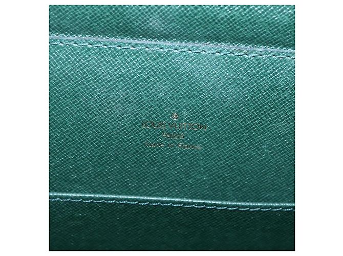 LOUIS VUITTON Taiga Porta Documenti Rozan Borsa Ardoise M30052 LV Auth 121200 Grigio - vista 19