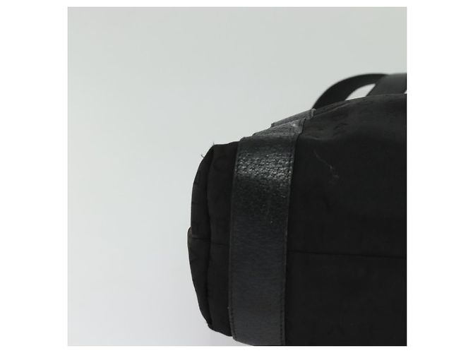 Bulgari Borsa Tote BVLGARI Logo Mania in tela nera e argento autentica BA2558 Nero - vista 10