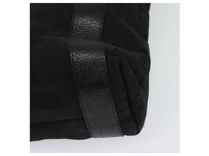 Bulgari Borsa Tote BVLGARI Logo Mania in tela nera e argento autentica BA2558 Nero - vista 13