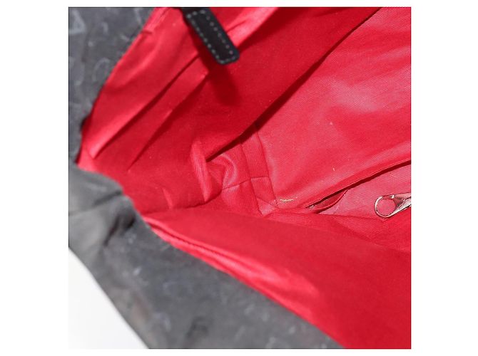 Bulgari Borsa Tote BVLGARI Logo Mania in tela nera e argento autentica BA2558 Nero - vista 17