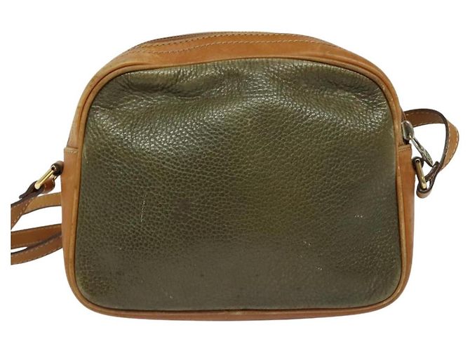 Céline Borsa a Spalla CELINE in Pelle Khaki Oro Auth BA2573 D'oro Cachi - vista 3