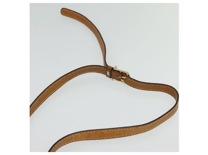 Céline Borsa a Spalla CELINE in Pelle Khaki Oro Auth BA2573 D'oro Cachi - vista 8