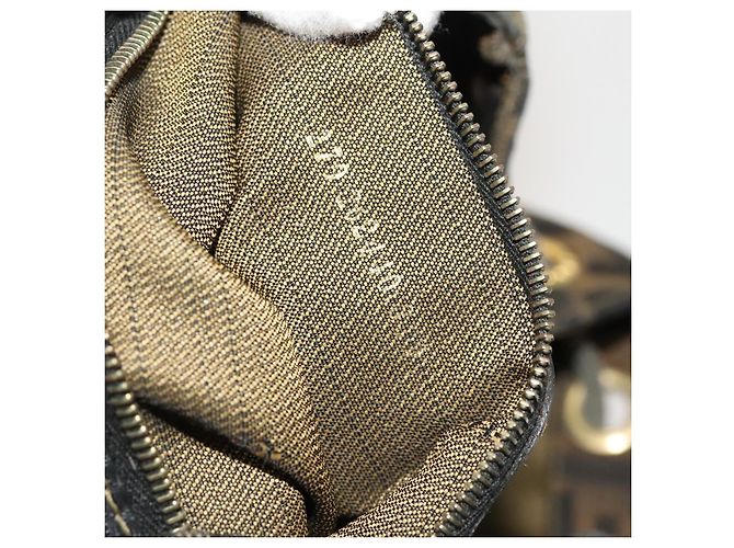 FENDI Zucca Canvas Rucksack Schwarz Braun Gold Auth 123804 Golden - Ansicht 27