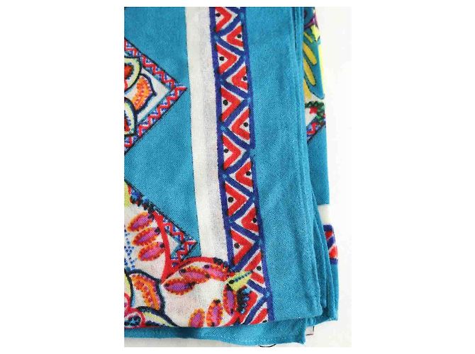 Eric Bompard Bufanda de cachemira azul - vista 2