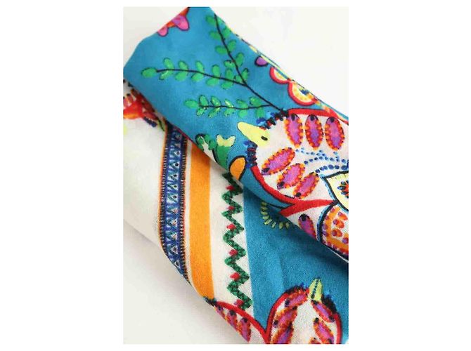 Eric Bompard Bufanda de cachemira azul - vista 4
