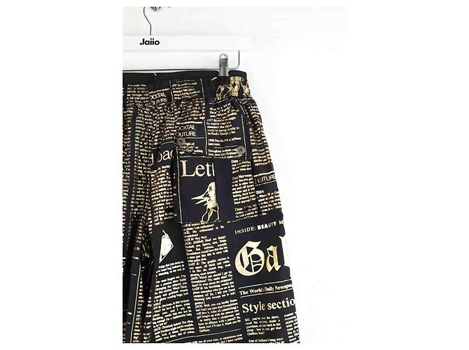 John Galliano Bermudas negras - vista 4