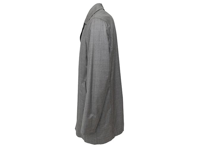 Autre Marque FG Roma Wool Coat Grey - view 2