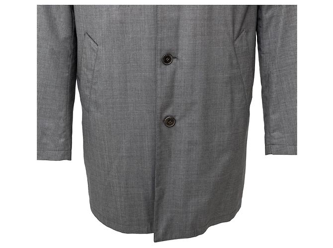 Autre Marque FG Roma Wool Coat Grey - view 5