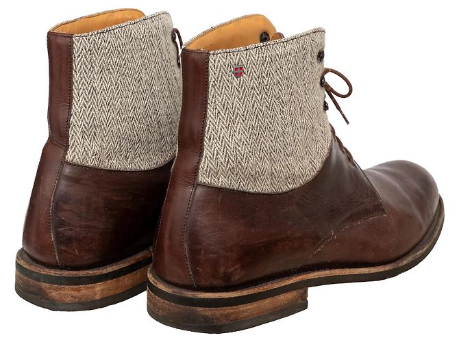 Autre Marque Scarpe alte in pelle Arpin Marrone - vista 2