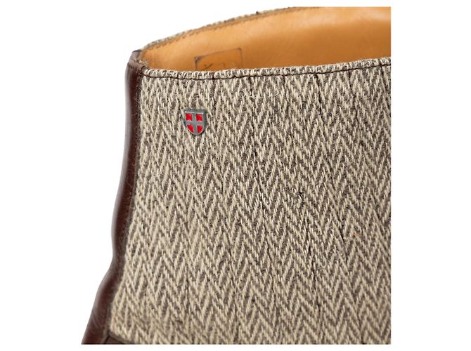 Autre Marque Scarpe alte in pelle Arpin Marrone - vista 9