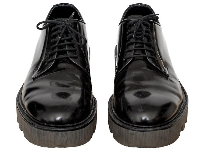 Scarpe Oxford Emporio Armani Nero - vista 3