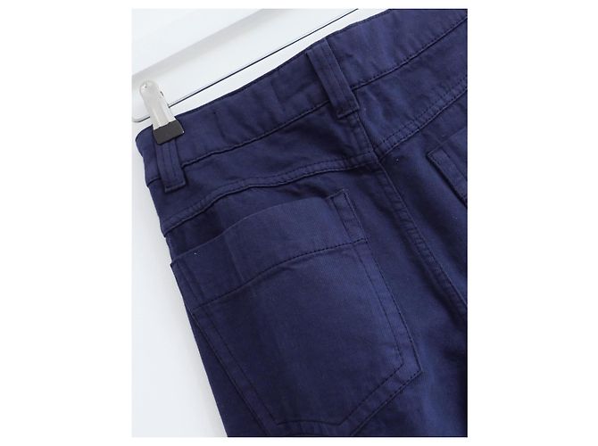 Jeans de denim suave azul oscuro Lemaire High Rise - vista 4