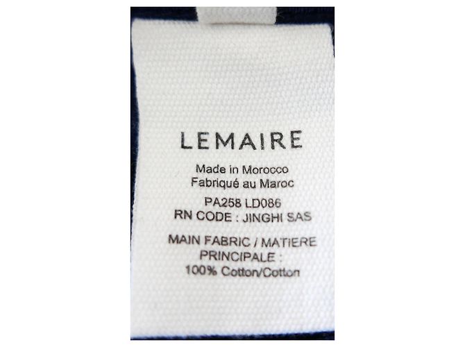 Jeans de denim suave azul oscuro Lemaire High Rise - vista 5