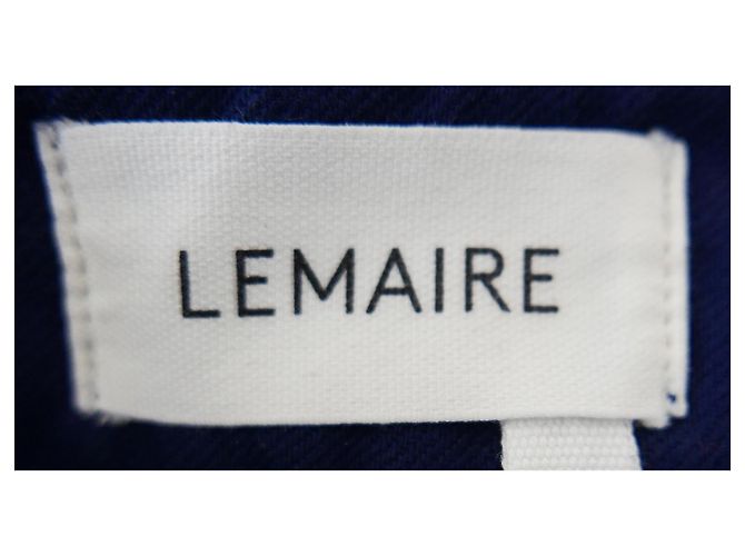 Jeans de denim suave azul oscuro Lemaire High Rise - vista 6