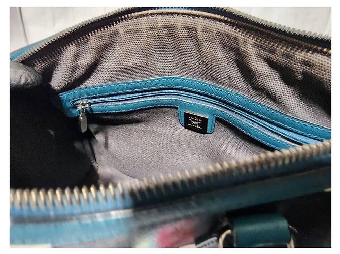 MCM Craig & Karl Snowdome Borsa Boston Nera/Verde Nero - vista 13