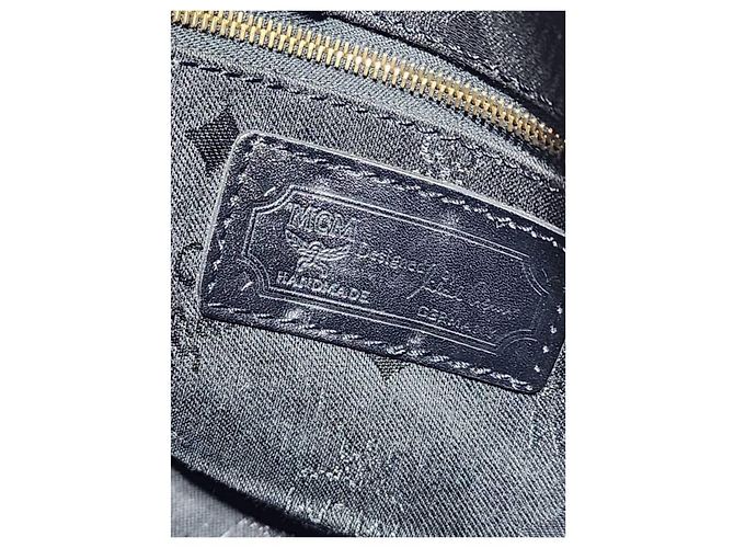 MCM Vintage Visetos Mini Handtasche Schwarz - Ansicht 9