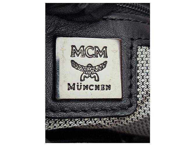 MCM Brandenburg Limited Edition Exotic Studded Leather Backpack Peach/Black - view 7