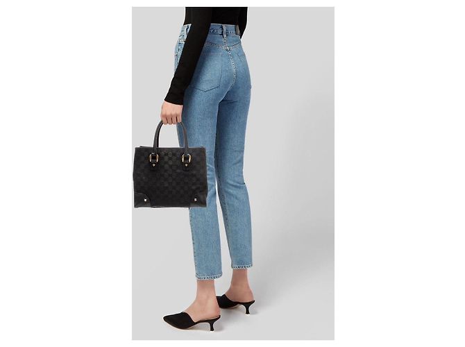 Borsa Gucci GG Canvas Nailhead nera Nero - vista 3