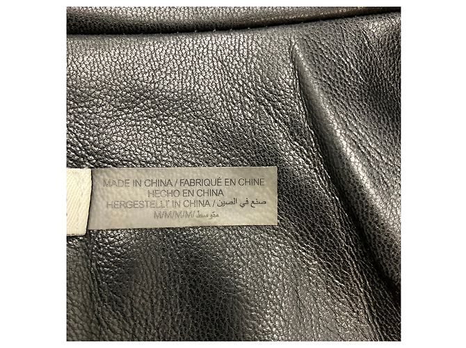 Alice + Olivia X The Beatles Schwarze Multi Cody Vegane Lederjacke - Ansicht 5