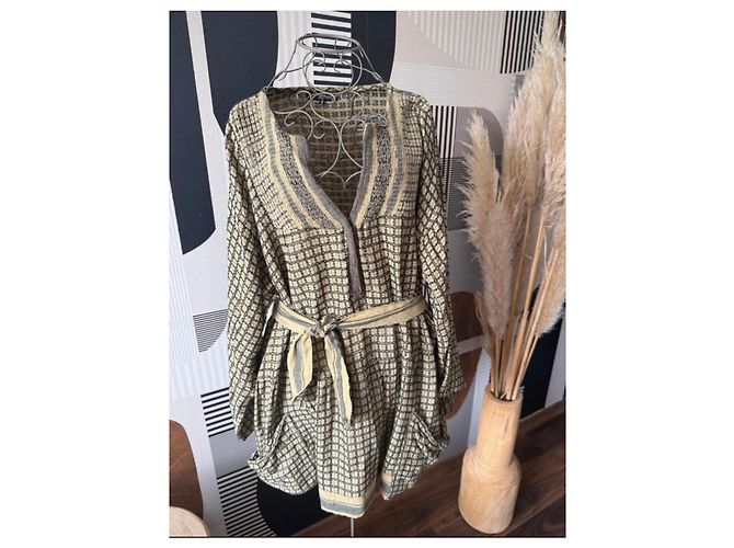 Blusa Isabel Marant Etoile con estampado floral de algodón Amarillo - vista 2