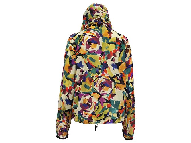 Giacca a vento con stampa astratta Kenzo in nylon multicolore - vista 5