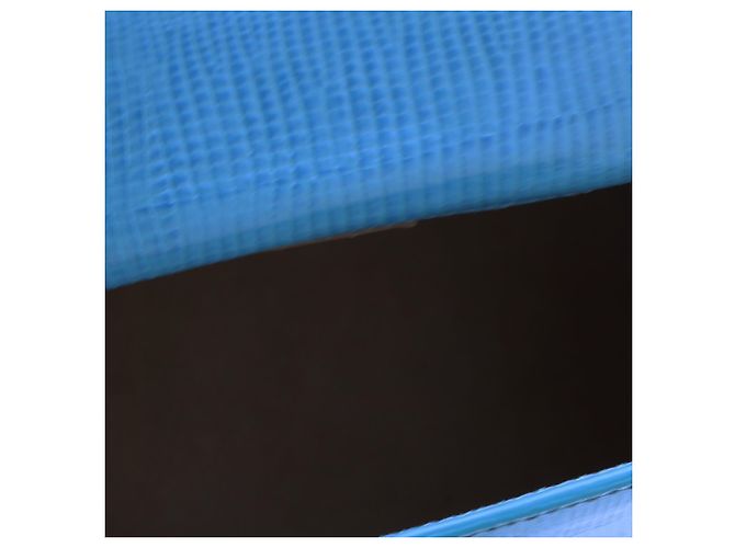 Borsa Mini Lizard Embossed By Far in Pelle Blu Chiaro - vista 4