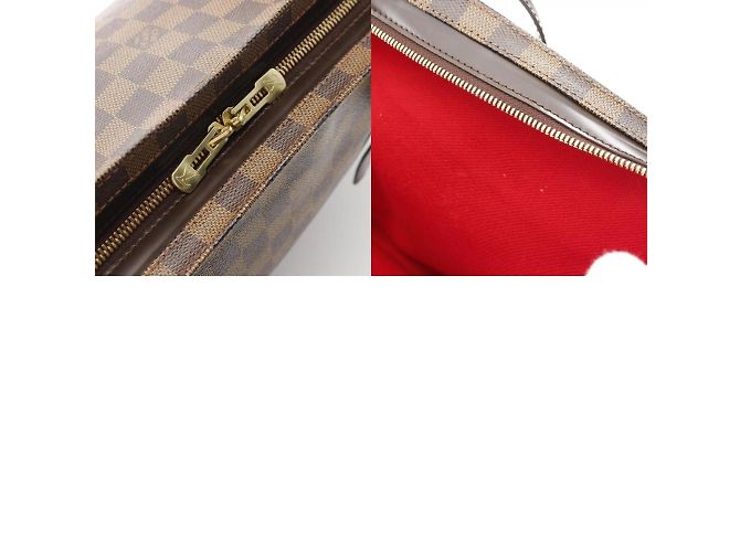 Borsa Tote Chelsea Damier Ebene Louis Vuitton Marrone - vista 11