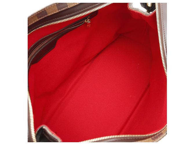 Borsa Tote Chelsea Damier Ebene Louis Vuitton Marrone - vista 4