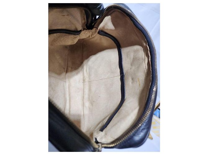 MCM Vintage Visetos Nylon Umhängetasche schwarz - Ansicht 12