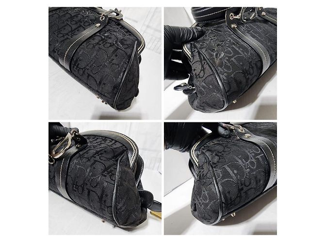 Borsa a fiori Diorissimo di Christian Dior nera Nero - vista 10