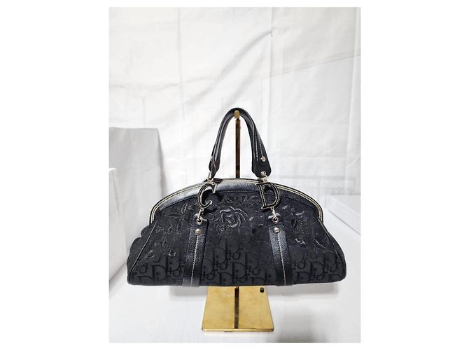 Borsa a fiori Diorissimo di Christian Dior nera Nero - vista 12