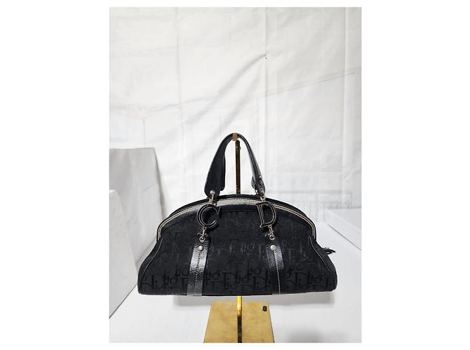 Borsa a fiori Diorissimo di Christian Dior nera Nero - vista 4