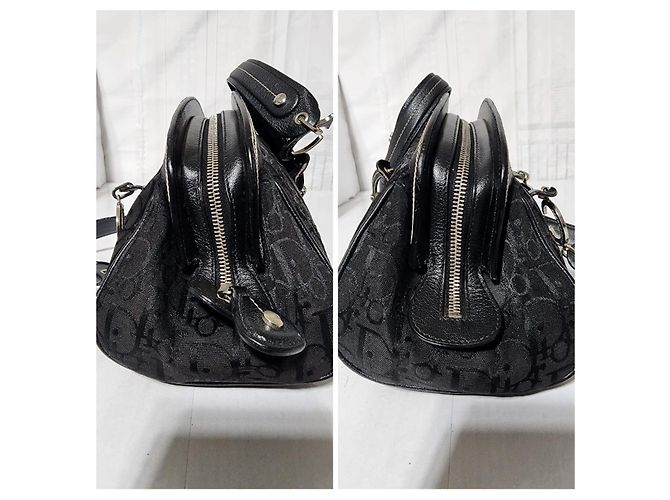 Borsa a fiori Diorissimo di Christian Dior nera Nero - vista 8