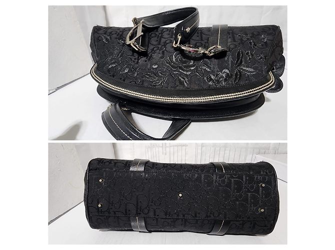 Borsa a fiori Diorissimo di Christian Dior nera Nero - vista 9