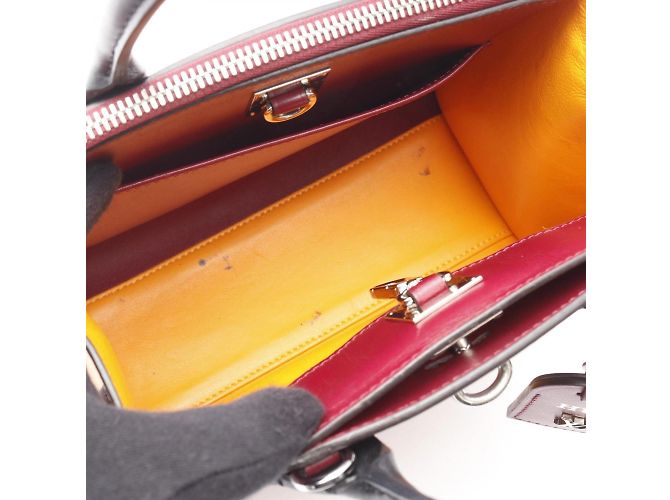 Borsa City Steamer MINI di Louis Vuitton Arancione Bordò - vista 4
