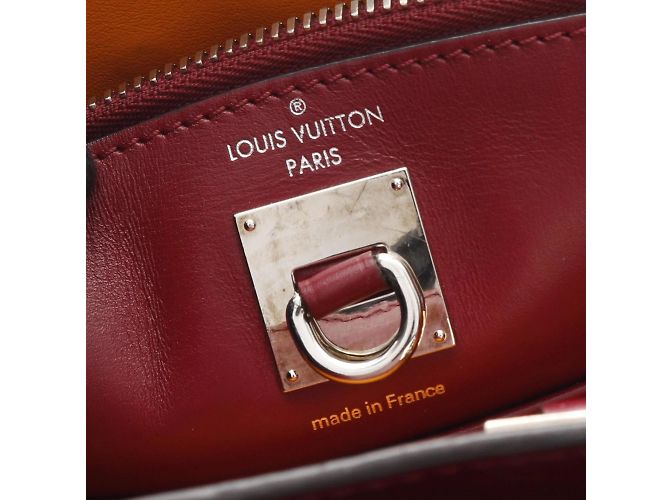 Borsa City Steamer MINI di Louis Vuitton Arancione Bordò - vista 5