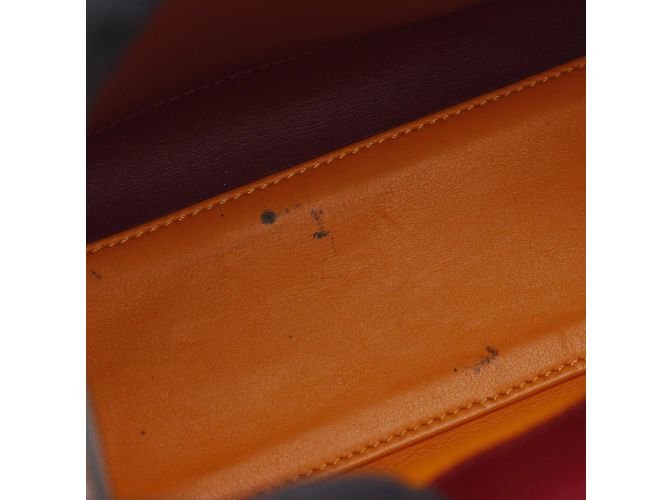 Borsa City Steamer MINI di Louis Vuitton Arancione Bordò - vista 8