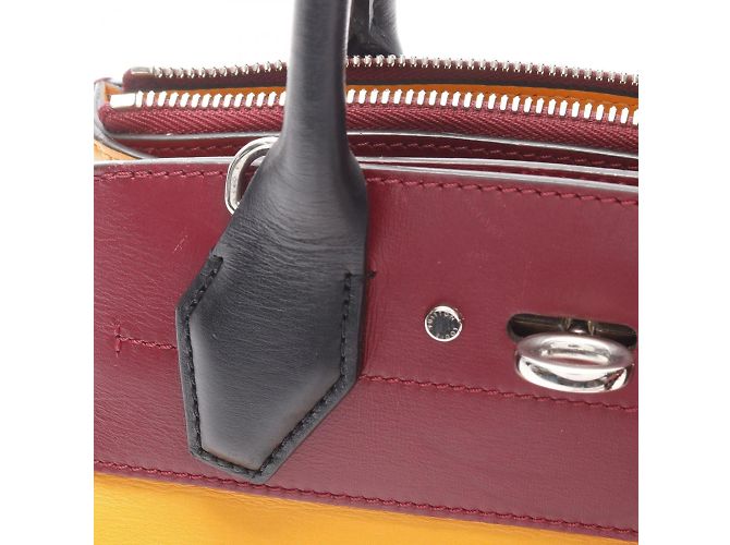 Borsa City Steamer MINI di Louis Vuitton Arancione Bordò - vista 9