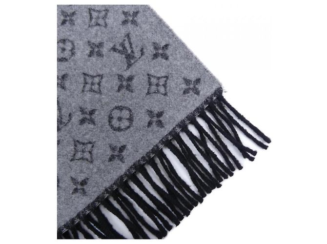 Grau Cashmere Schal von Louis Vuitton Braun - Ansicht 2