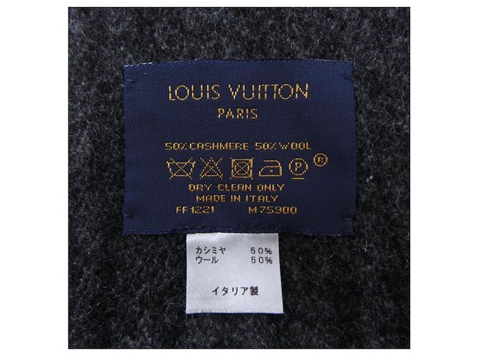 Grau Cashmere Schal von Louis Vuitton Braun - Ansicht 3