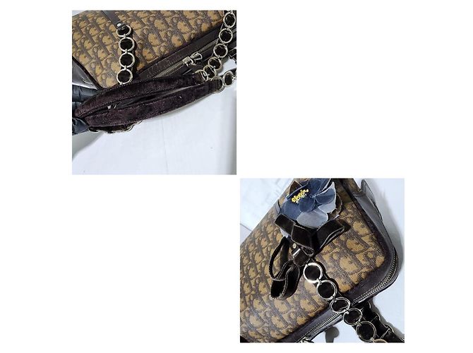 Borsa Trotter Romantica Christian Dior Marrone - vista 12