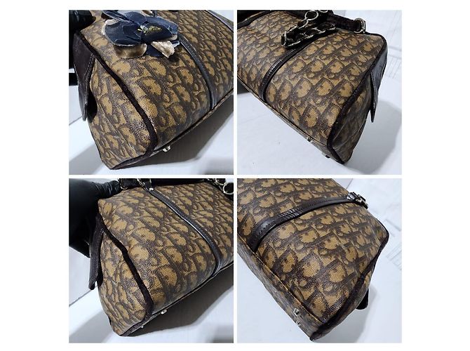 Borsa Trotter Romantica Christian Dior Marrone - vista 13