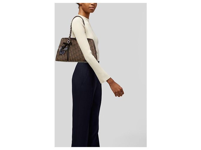 Borsa Trotter Romantica Christian Dior Marrone - vista 3