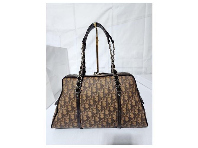 Borsa Trotter Romantica Christian Dior Marrone - vista 4