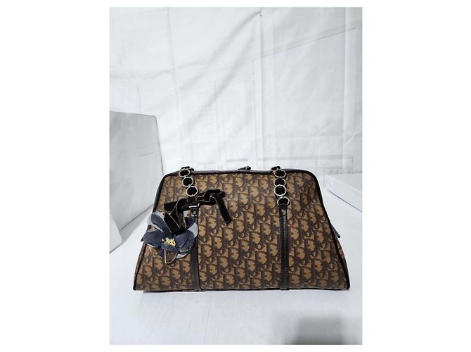 Borsa Trotter Romantica Christian Dior Marrone - vista 7
