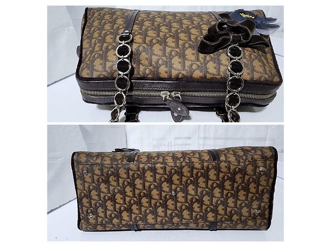 Borsa Trotter Romantica Christian Dior Marrone - vista 8