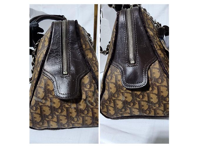 Borsa Trotter Romantica Christian Dior Marrone - vista 9