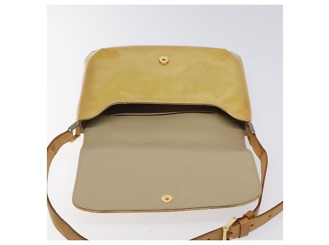 LOUIS VUITTON Borsa Thompson Street Monogram Vernis Beige M91301 LV Auth bs26312 - vista 10