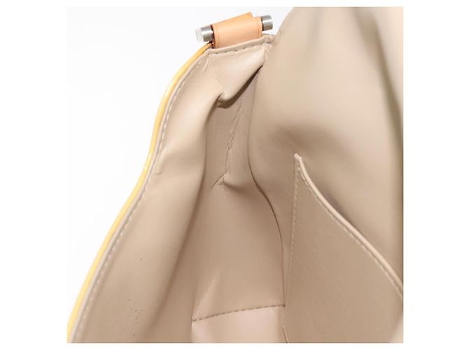 LOUIS VUITTON Borsa Thompson Street Monogram Vernis Beige M91301 LV Auth bs26312 - vista 19
